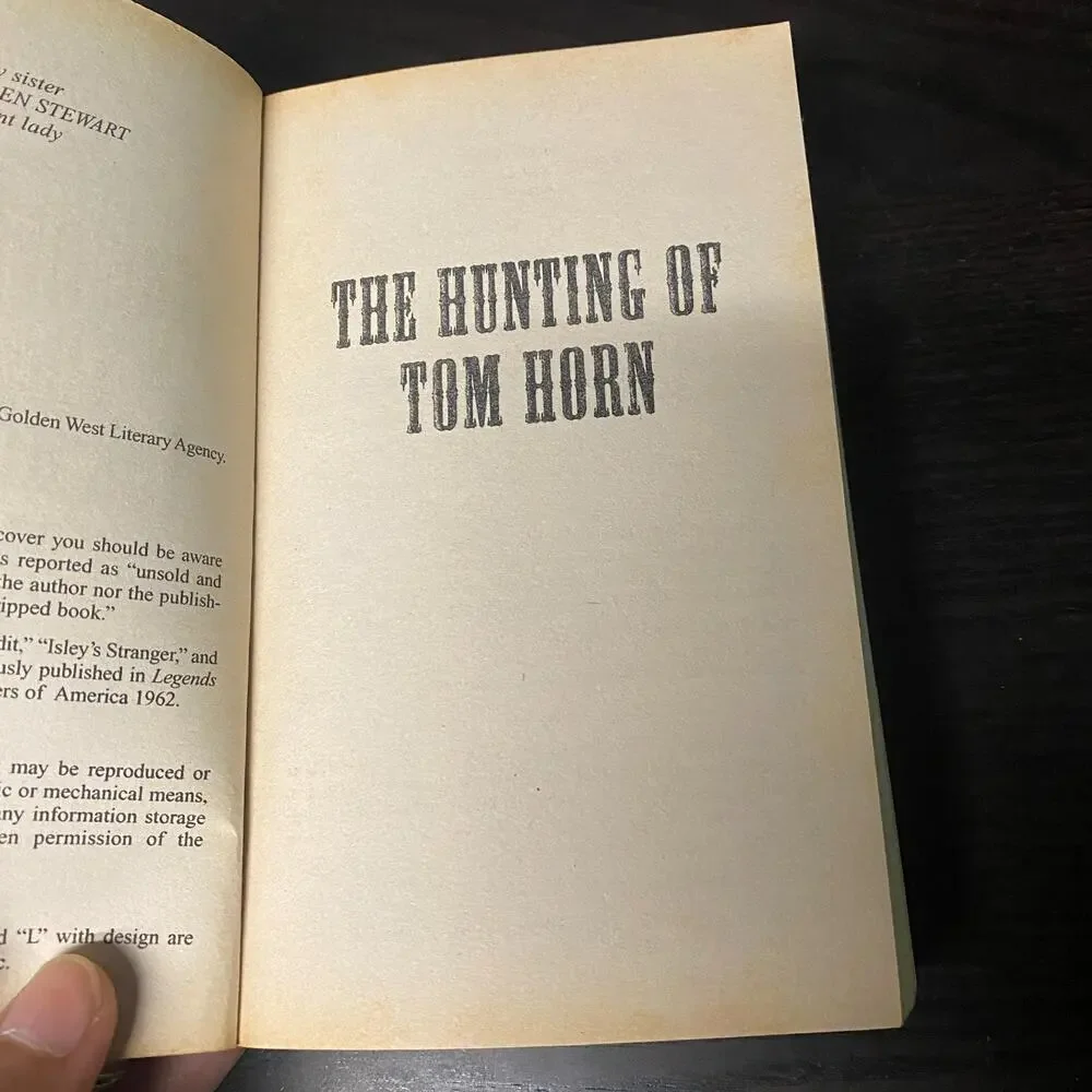 Hunting of Tom Horn by William Henry Sr. (1999, Trade Paperback)